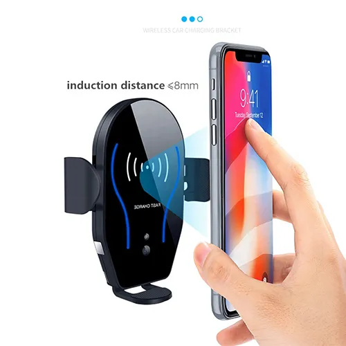 Car Mount Qi Fast Wireless Charging